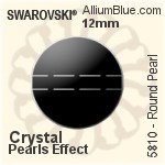 施华洛世奇 圆形 珍珠 (5810) 5mm - 水晶珍珠