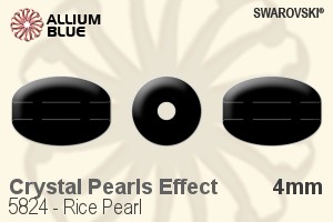 Swarovski Rice Pearl (5824) 4mm - Crystal Pearls Effect
