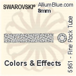 Swarovski Fine Rock Tube Bead (5951) 15mm - Colors & Effects