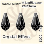 Swarovski Drop Pendant (6000) 15x7.5mm - Clear Crystal