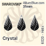 Swarovski Helix Pendant (6020) 30mm - Clear Crystal
