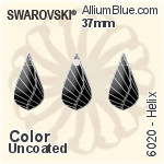 Swarovski Helix Pendant (6020) 18mm - Clear Crystal