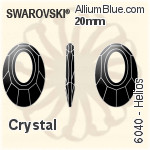 スワロフスキー Helios ペンダント (6040) 20mm - クリスタル