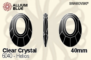 Swarovski Helios Pendant (6040) 40mm - Clear Crystal - Haga Click en la Imagen para Cerrar
