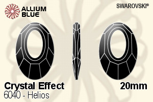 Swarovski Helios Pendant (6040) 20mm - Crystal Effect