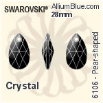 施华洛世奇 圆形 (Half Drilled) (5818) 4mm - 水晶珍珠
