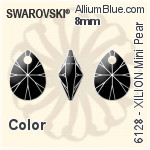 Swarovski XILION Mini Pear Pendant (6128) 12mm - Crystal Effect