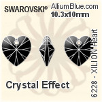 Swarovski XILION Mini Pear Pendant (6128) 8mm - Crystal Effect