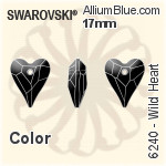 Swarovski Wild Heart Pendant (6240) 27mm - Clear Crystal