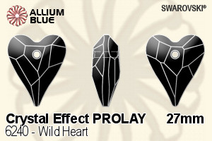 Swarovski Wild Heart Pendant (6240) 27mm - Crystal Effect PROLAY - Click Image to Close