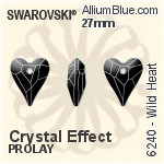 Swarovski Wild Heart Pendant (6240) 27mm - Clear Crystal