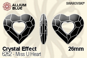 Swarovski Miss U Heart Pendant (6262) 26mm - Crystal Effect - Haga Click en la Imagen para Cerrar