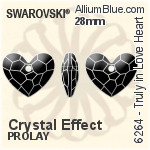 Swarovski Truly in Love Heart Pendant (6264) 36mm - Clear Crystal