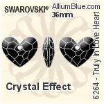 Swarovski Truly in Love Heart Pendant (6264) 36mm - Crystal Effect
