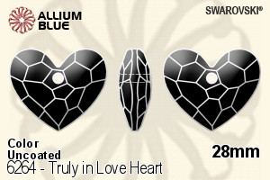 Swarovski Truly in Love Heart Pendant (6264) 28mm - Colour (Uncoated)