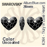 Swarovski Truly in Love Heart Pendant (6264) 36mm - Clear Crystal