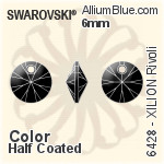 Swarovski XILION Rivoli Pendant (6428) 8mm - Clear Crystal