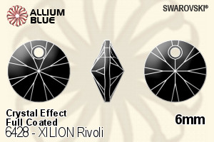 Swarovski Xilion Rivoli Pendant (6428) 6mm - Crystal Effect (Full Coated) - Haga Click en la Imagen para Cerrar