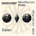 スワロフスキー XILION リボリ ペンダント (6428) 8mm - クリスタル エフェクト