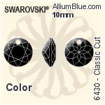 Swarovski Classic Cut Pendant (6430) 8mm - Color (Half Coated)