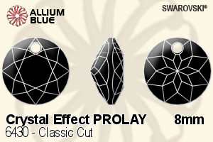 Swarovski Classic Cut Pendant (6430) 8mm - Crystal Effect PROLAY - Click Image to Close