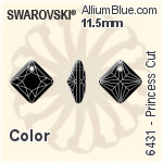 Swarovski Princess Cut Pendant (6431) 11.5mm - Crystal Effect