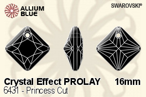 Swarovski Princess Cut Pendant (6431) 16mm - Crystal Effect PROLAY - Click Image to Close