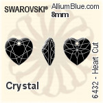 Swarovski Heart Cut Pendant (6432) 10.5mm - Crystal Effect