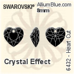 Swarovski Heart Cut Pendant (6432) 8mm - Crystal Effect PROLAY