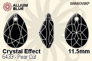Swarovski Pear Cut Pendant (6433) 11.5mm - Crystal Effect - Haga Click en la Imagen para Cerrar