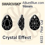 Swarovski Heart Cut Pendant (6432) 14.5mm - Crystal Effect