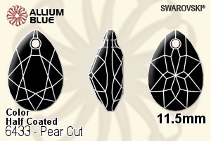 Swarovski Pear Cut Pendant (6433) 11.5mm - Color (Half Coated) - Click Image to Close