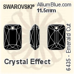 Swarovski Emerald Cut Pendant (6435) 11.5mm - Crystal Effect