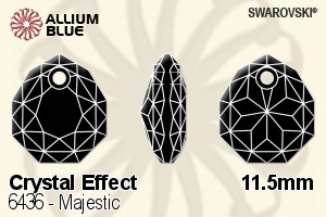 Swarovski Majestic Pendant (6436) 11.5mm - Crystal Effect - Click Image to Close
