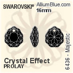 Swarovski Majestic Pendant (6436) 16mm - Clear Crystal