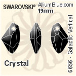Swarovski XILION Mini Pear Pendant (6128) 8mm - Clear Crystal