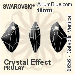 Swarovski XILION Oval Pendant (6028) 8mm - Crystal Effect