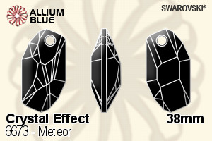 Swarovski Meteor Pendant (6673) 38mm - Crystal Effect - Click Image to Close