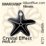 スワロフスキー Starfish ペンダント (6721) 16mm - クリスタル エフェクト PROLAY