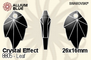 スワロフスキー STRASS Leaf (8805) 26x16mm - クリスタル エフェクト - ウインドウを閉じる
