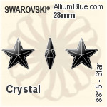 施華洛世奇 STRASS Star (8815) 28mm - 透明白色