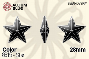 Swarovski STRASS Star (8815) 28mm - Color - Click Image to Close