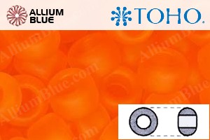TOHO Round Seed Beads (RR8-10BF) 8/0 Round Medium - Transparent-Frosted Hyacinth - 关闭视窗 >> 可点击图片