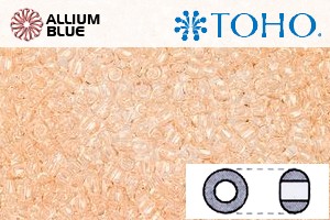 TOHO Round Seed Beads (RR6-11) 6/0 Round Large - Transparent Rosaline - Click Image to Close