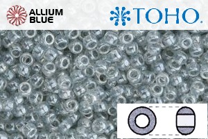TOHO Round Seed Beads (RR6-112) 6/0 Round Large - Transparent-Lustered Black Diamond - 關閉視窗 >> 可點擊圖片