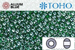 TOHO Round Seed Beads (RR11-118) 11/0 Round - Transparent-Lustered Green Emerald - 關閉視窗 >> 可點擊圖片