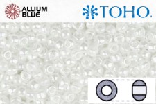 TOHO Round Seed Beads (RR11-121) 11/0 Round - Opaque-Lustered White