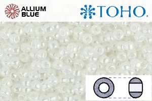TOHO Round Seed Beads (RR15-141) 15/0 Round Small - Ceylon Snowflake