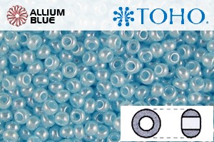 TOHO Round Seed Beads (RR8-143) 8/0 Round Medium - Ceylon Aqua - 關閉視窗 >> 可點擊圖片
