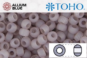 TOHO Round Seed Beads (RR11-151F) 11/0 Round - Ceylon Frosted Grape Mist - Click Image to Close